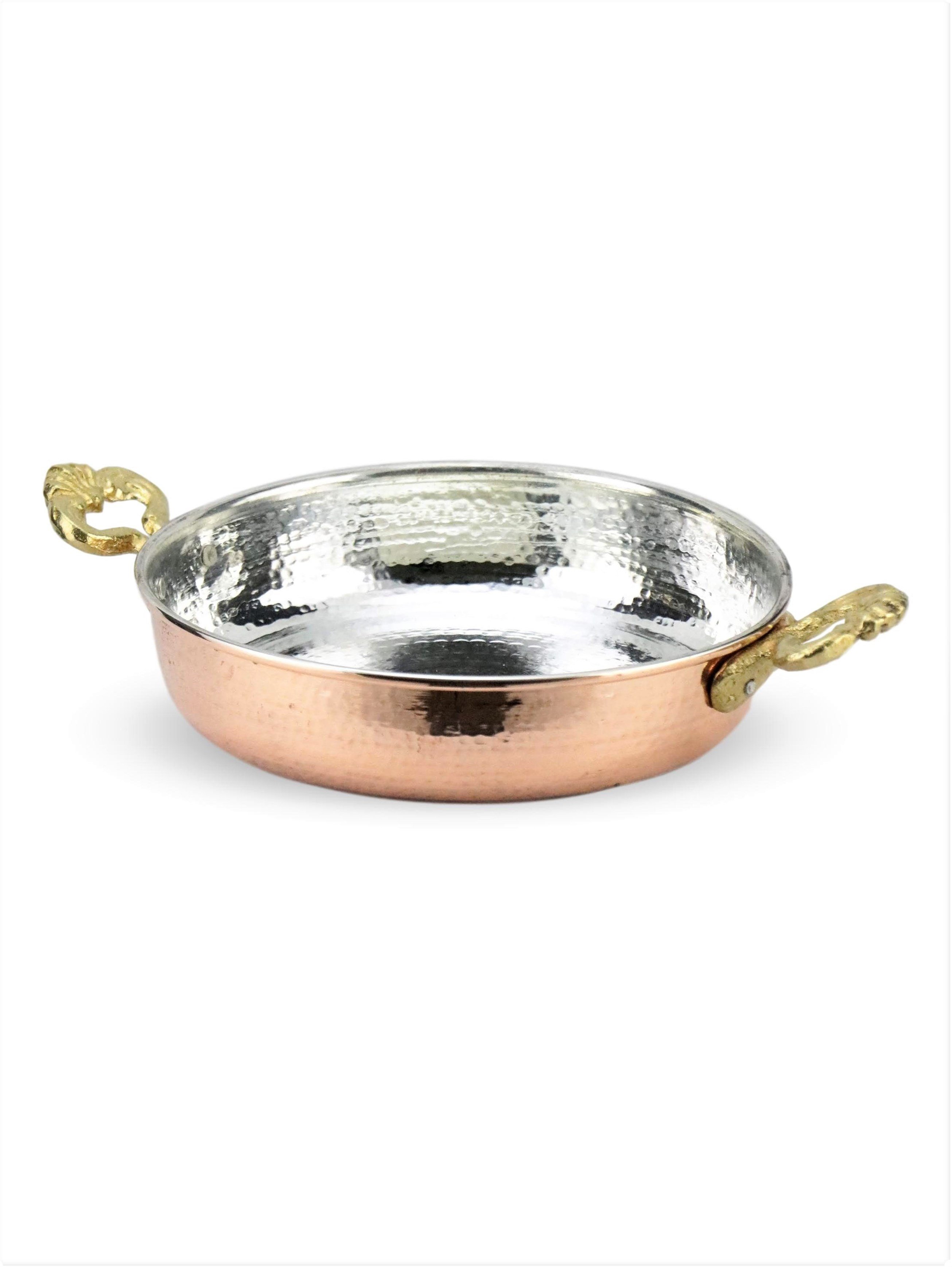 İnce Bakır Yumurta ve Kuymak Tavası 17 Cm