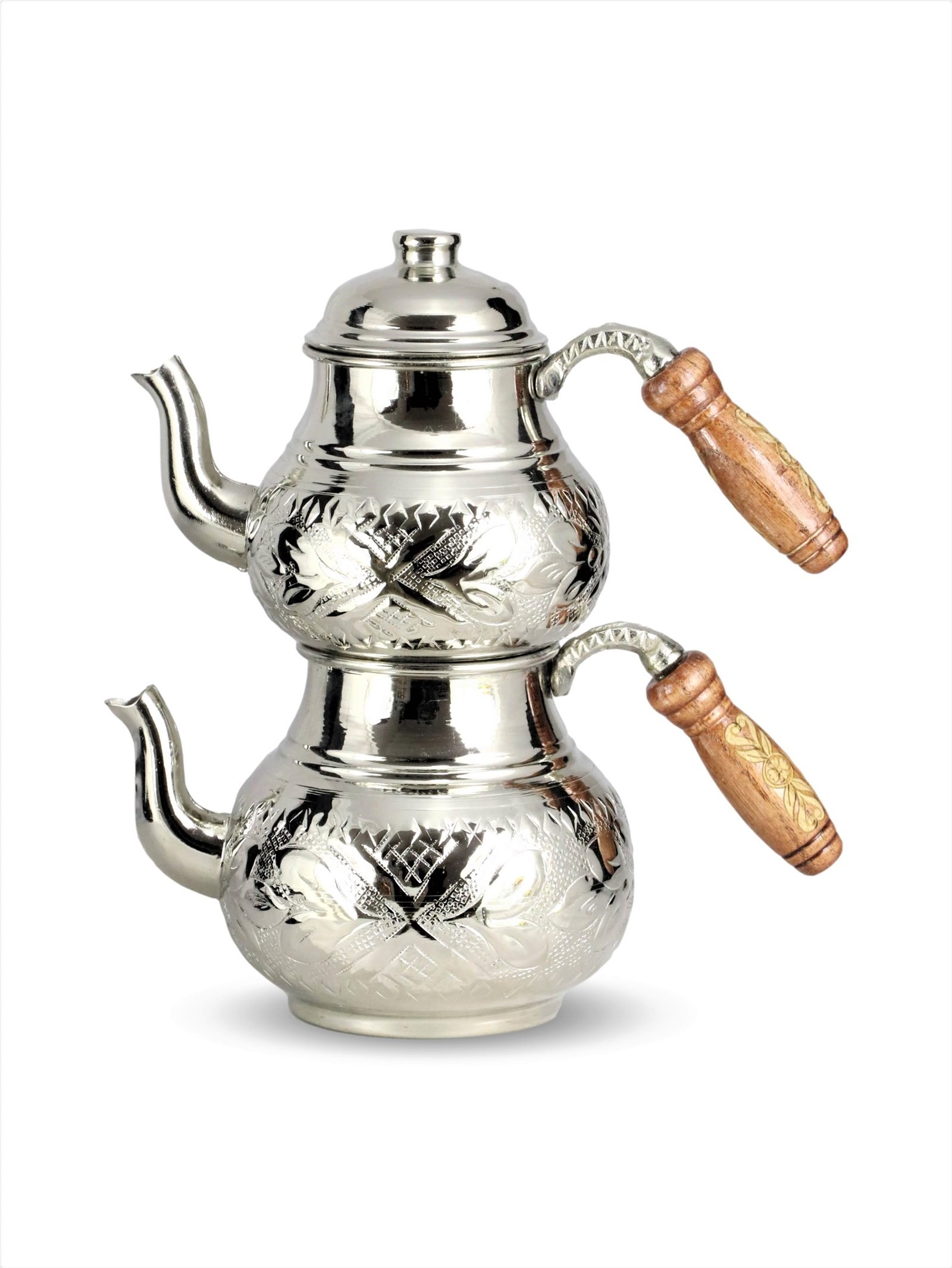 Bakır ÇaydanlıkSonay BakırcılıkMiddle Nikel Kaplama İşleme Bakır Çaydanlık