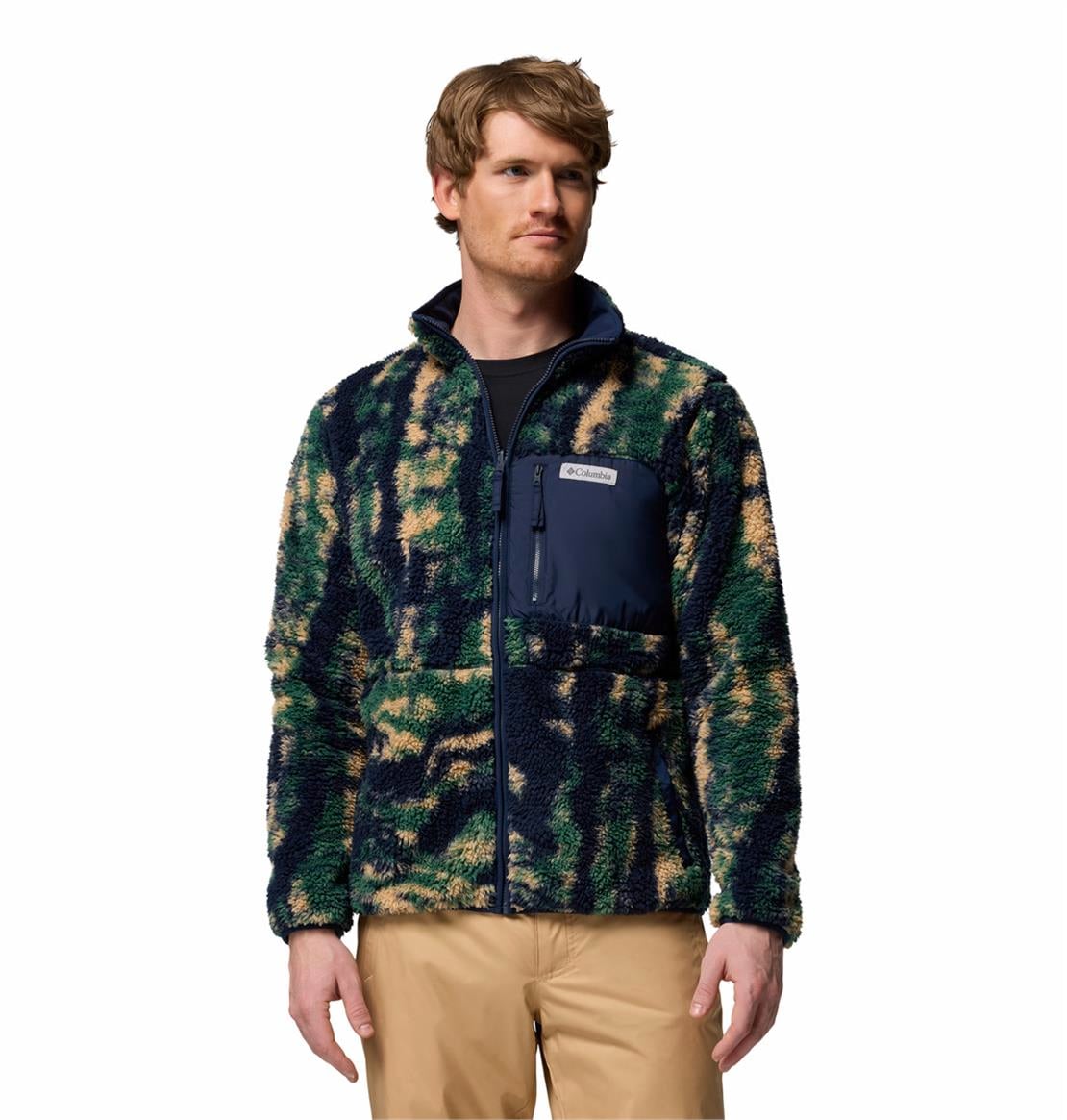 COLUMBIA AM5170 WINTER PASS REVERSIBLE FLEECE Sweatshirt Modeli ERKEK
