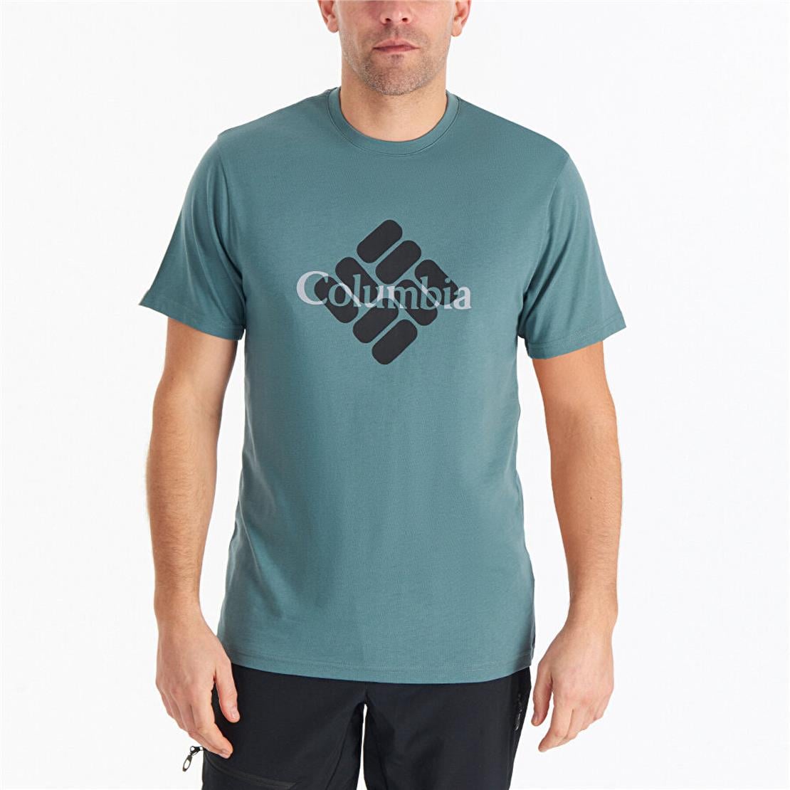 COLUMBIA CS0121 CSC M BAR SPLIT GRAPHIC SS TEE