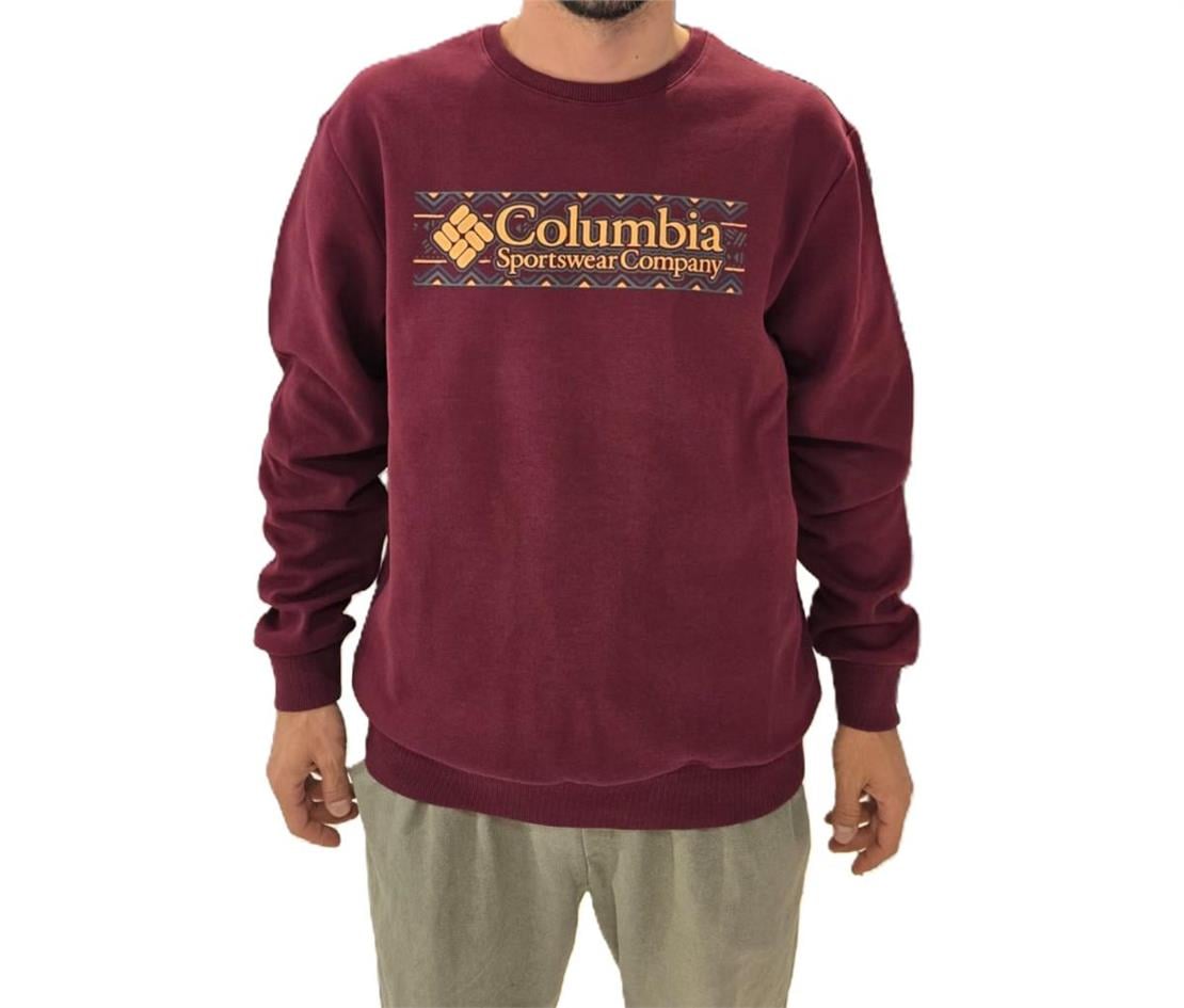 COLUMBIA CS0442 CSC M BRANDED BLANKET CREW SWEATSHIRT Sweatshirt Modeli ERKEK