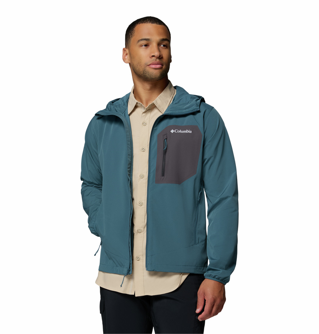 COLUMBIA WO3966 TALL HEIGHTS III HOODED SOFTSHELL Ceket Mont Modeli ERKEK