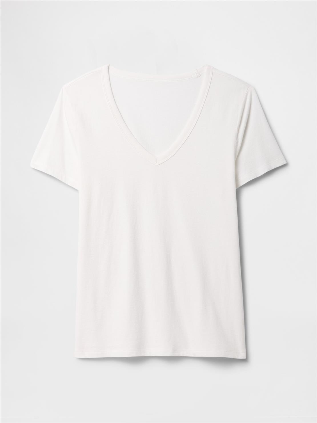 GAP V-SS FAV V SOLID Tişört Modeli KADIN