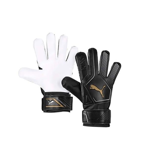 PUMA King 4-Puma Black-Gold-Puma White Kaleci Eldiveni Modeli 