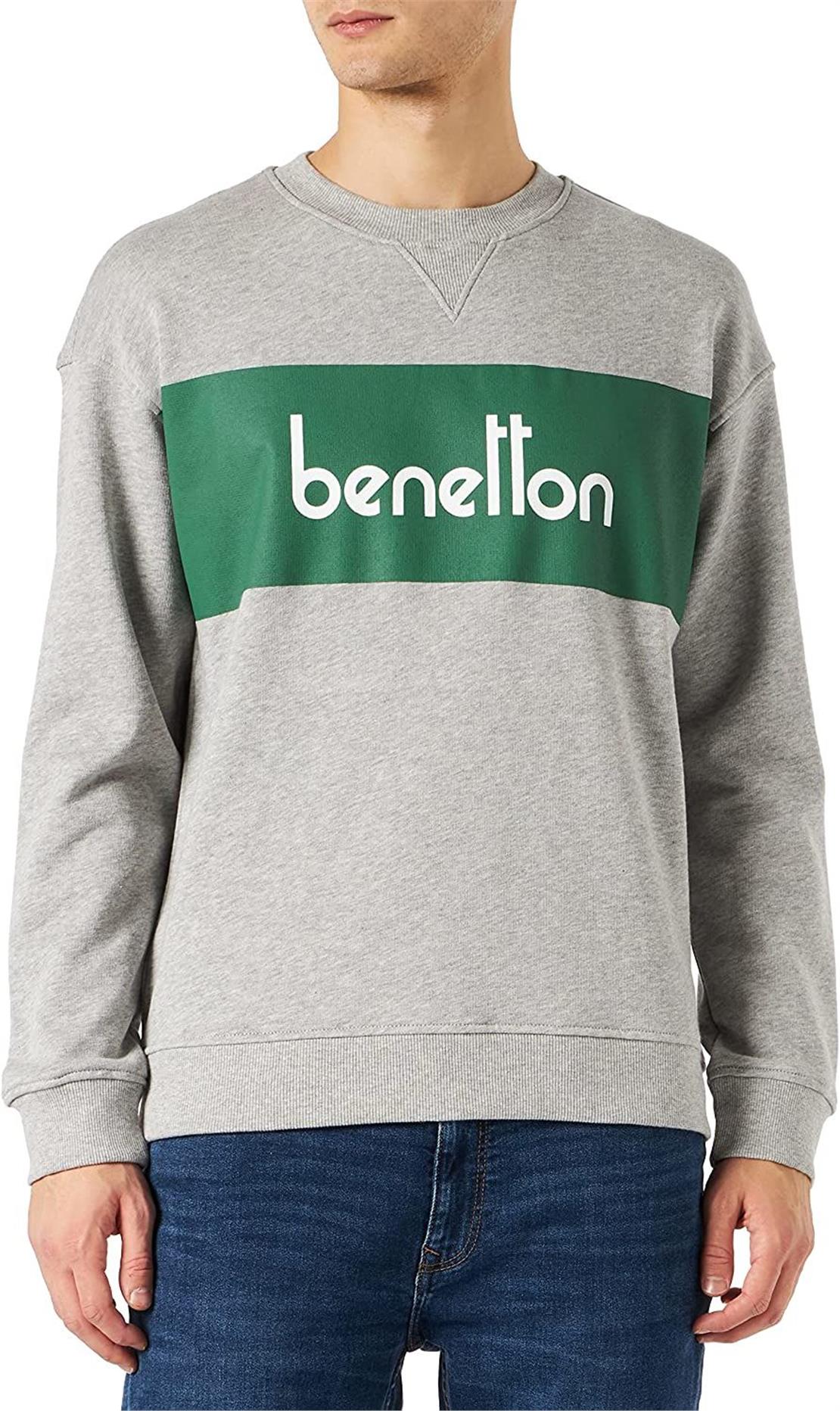 BENETTON Erk SMU_Benetton Yazılı Sweatshirt