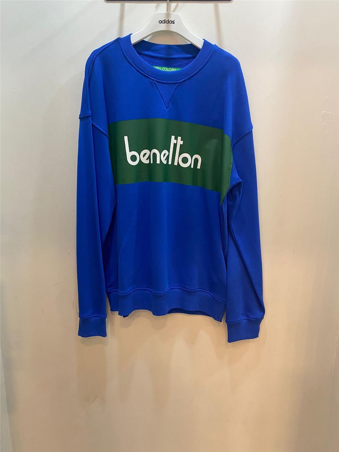 BENETTON Erk SMU_Benetton Yazılı Sweatshirt