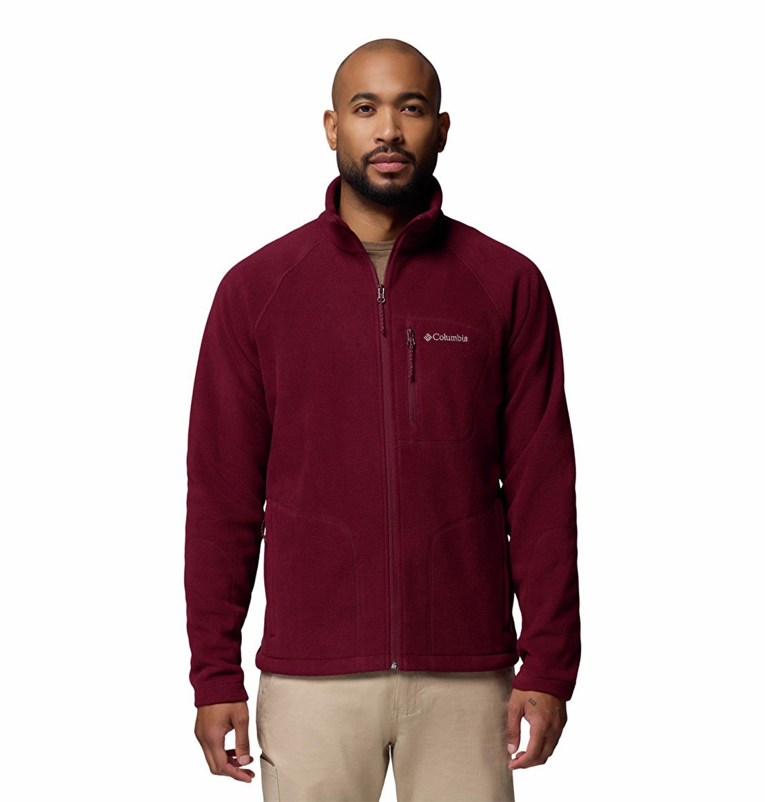 COLUMBIA AE3039 FAST TREK II FULL ZIP FLEECE Sweatshirt Modeli ERKEK