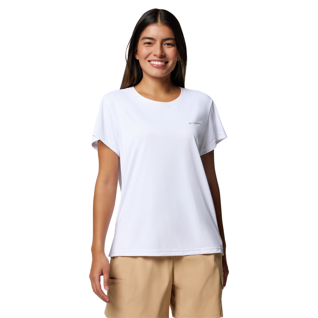 COLUMBIA AL3349 BLUEVISTA HILL SS CREW Tişört Modeli KADIN