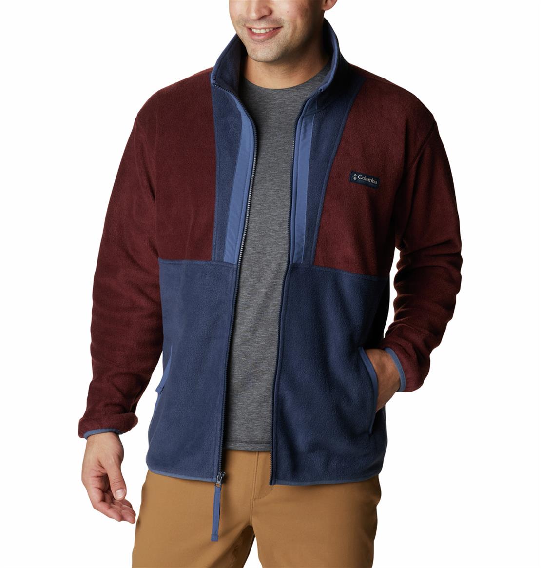 COLUMBIA AM0276 BACK BOWL FULL ZIP FLEECE