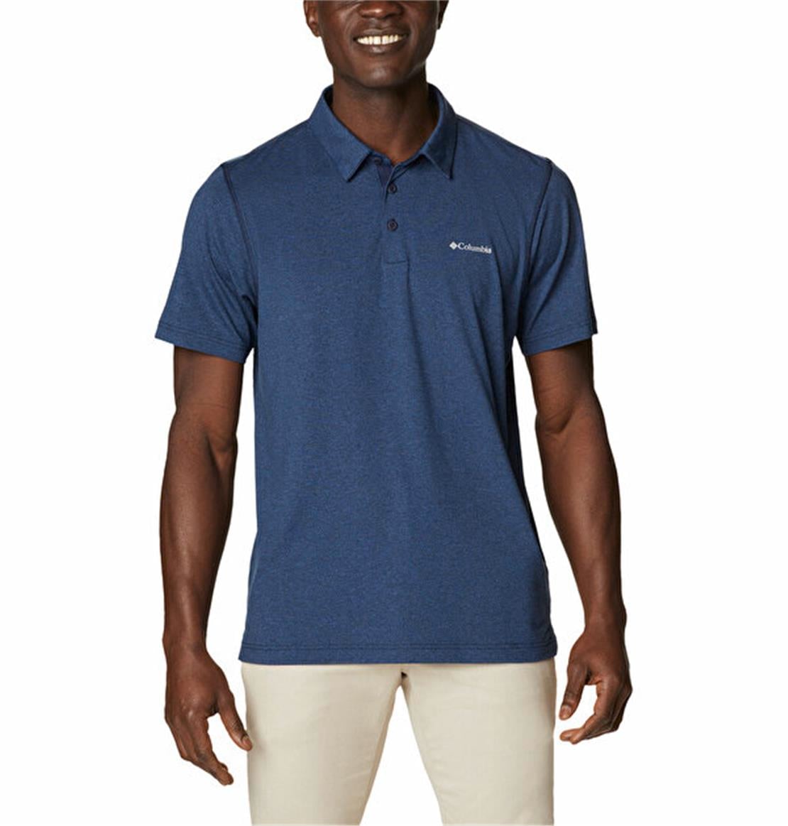 COLUMBIA AO2933 TECH TRAIL POLO