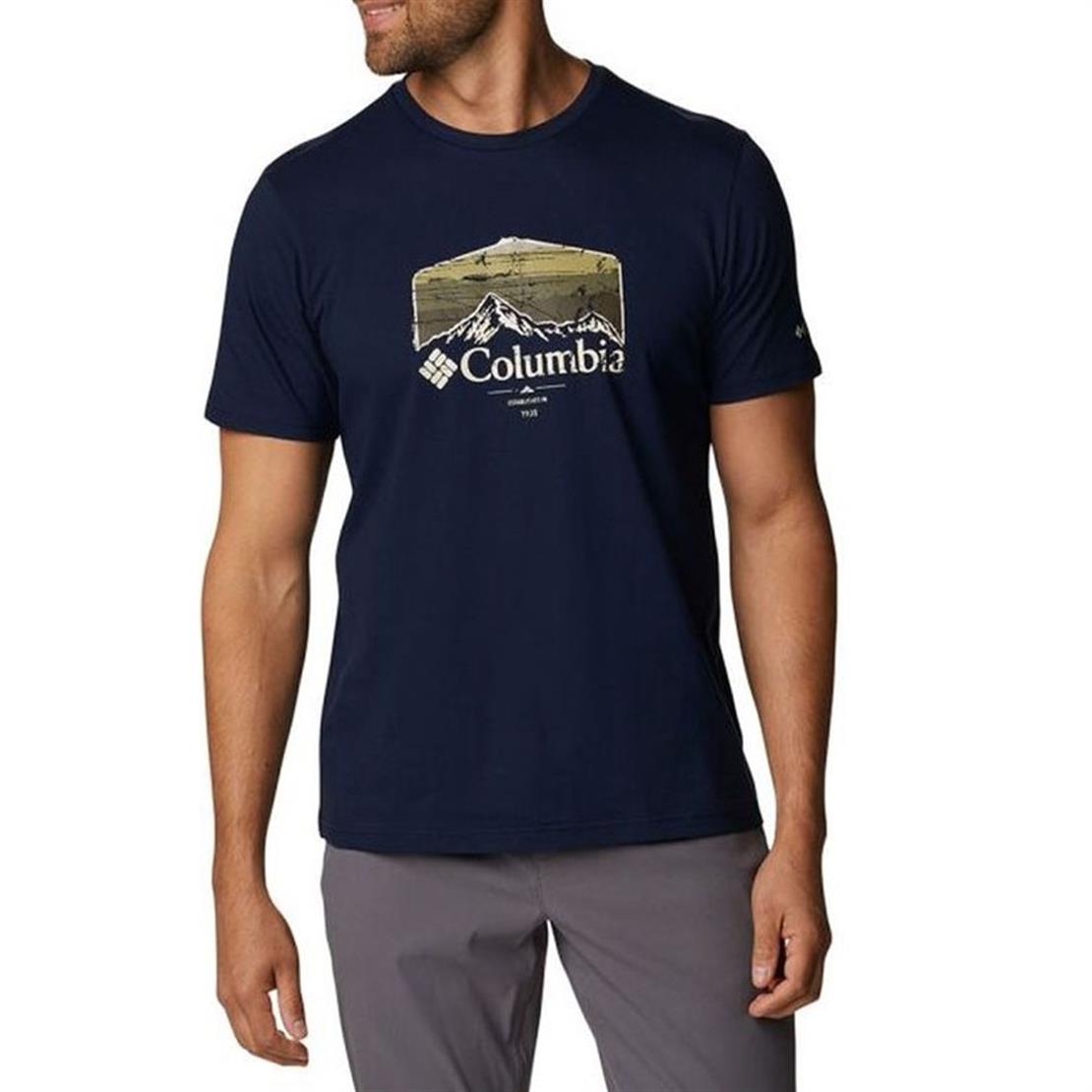 COLUMBIA CS0237 CSC M HIKERS HAVEN SS TEE