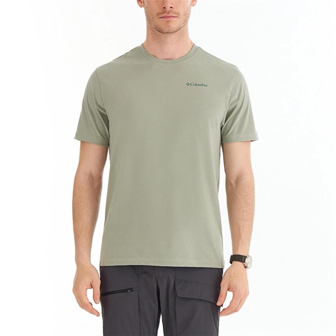 COLUMBIA CS0282 CSC M BASIC SM LOGO BRUSHED SS TEE