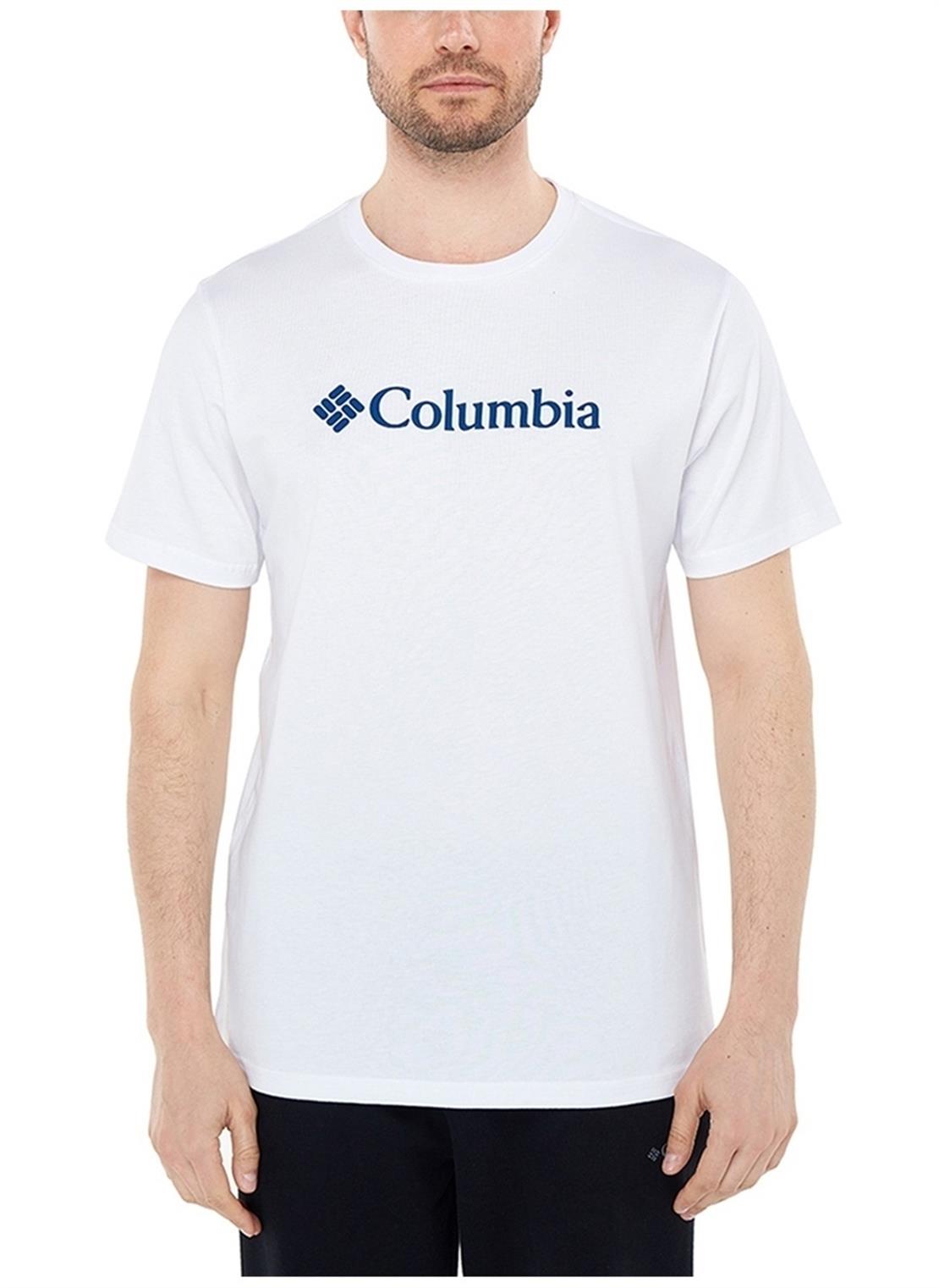 COLUMBIA CS0287 CSC M BASIC BIG LOGO BRUSHED SS TEE