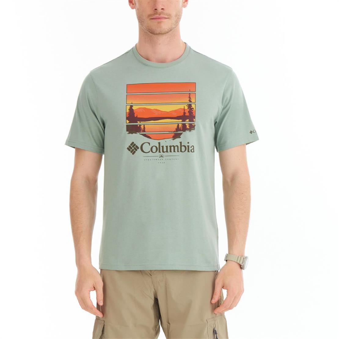 COLUMBIA CS0304 CSC M COLORFUL VISTA SS TEE