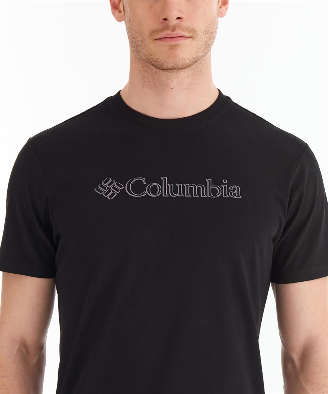 COLUMBIA CS0323 CSC M CENTERED MINI LOGO SS TEE