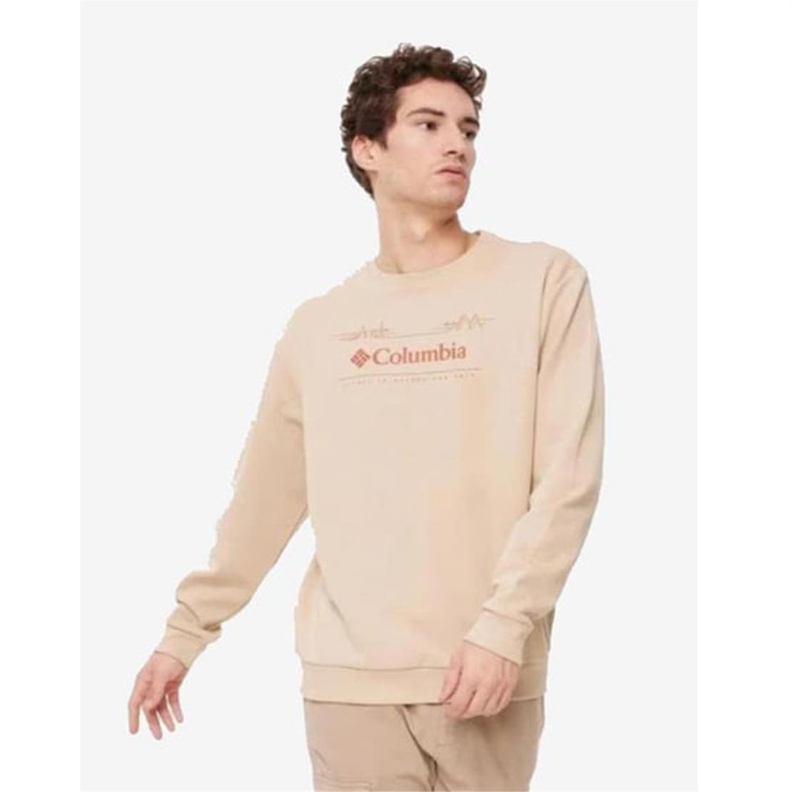 COLUMBIA CS0329 CSC M NATURE AND BACK CREW SWEATSHIRT Modeli Sweatshirt