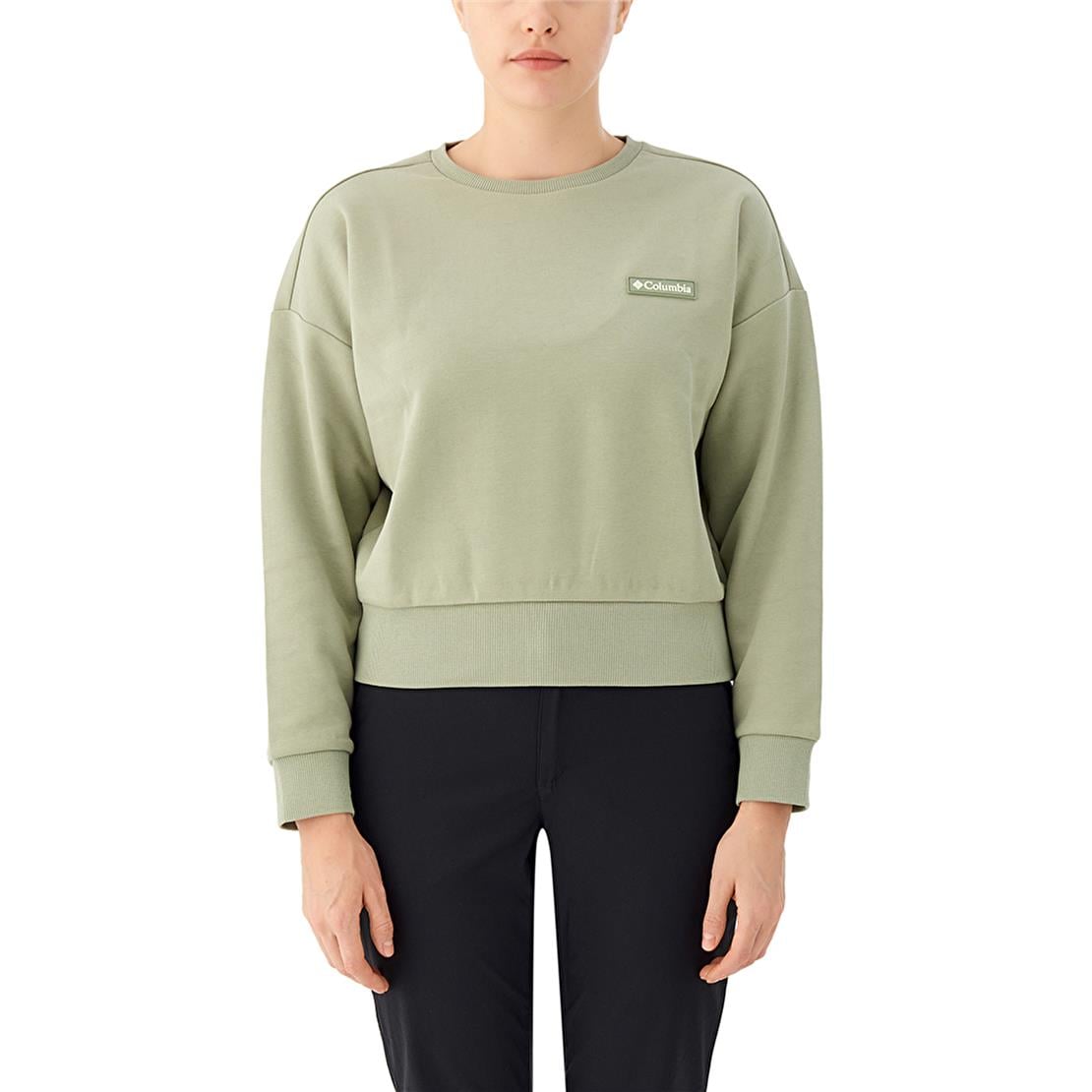 COLUMBIA CS0404 CSC W MARBLE CANYON CROP SWEATSHIRT Sweatshirt Modeli KADIN