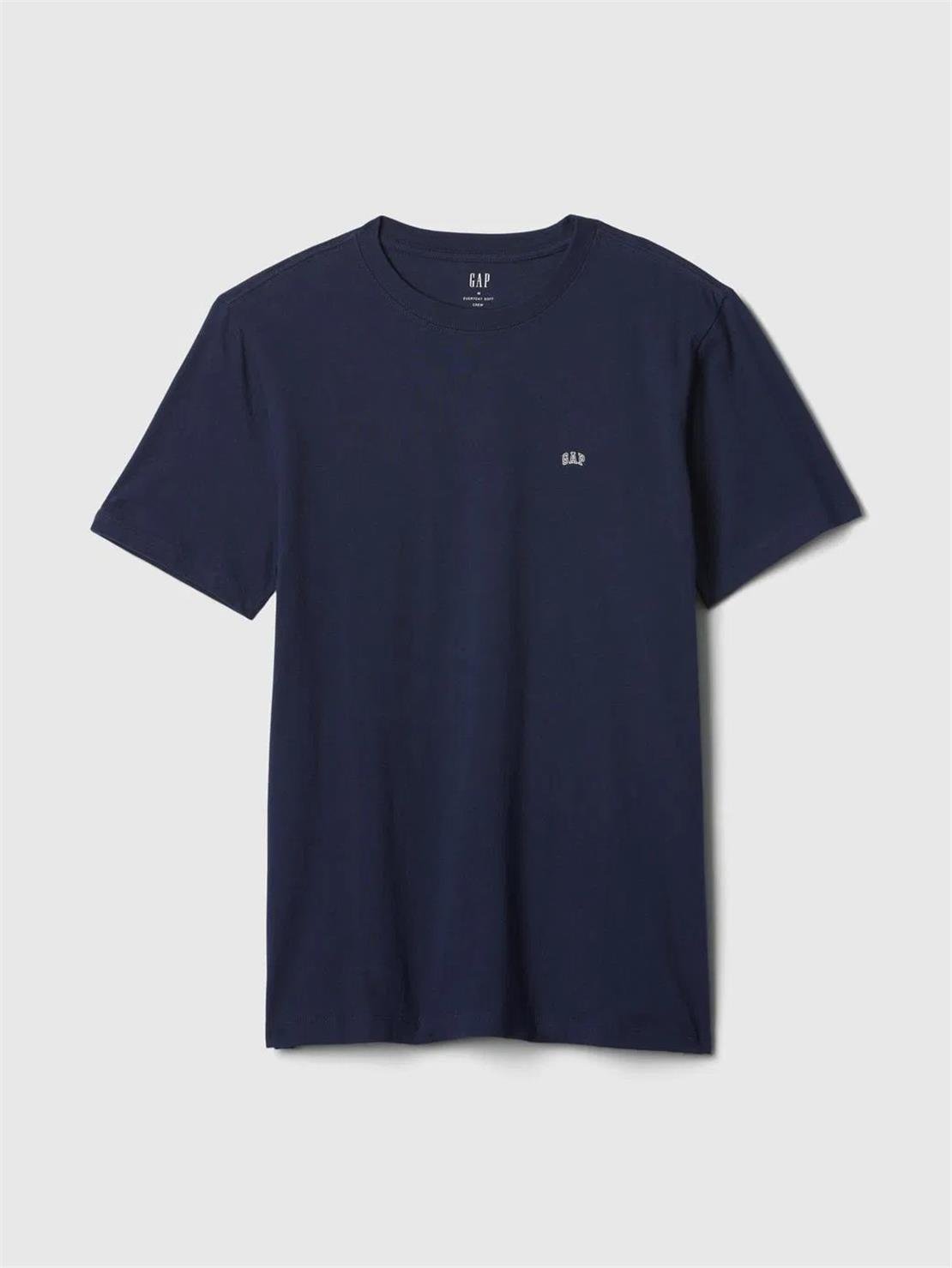 GAP V-FRCH EVERYDAY SOFT MICRO LOGO CREW Tişört Modeli ERKEK