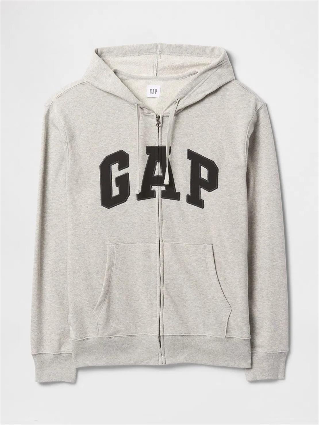GAP V-FRCH FT HERITAGE LOGO FZ Sweatshirt Modeli ERKEK