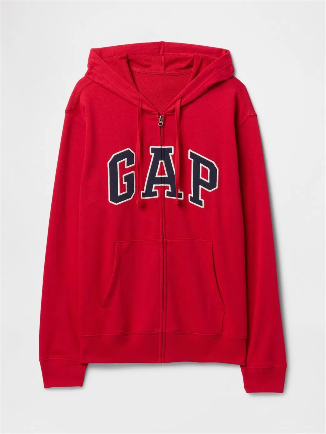 GAP V-FRCH FT HERITAGE LOGO FZ Sweatshirt Modeli ERKEK