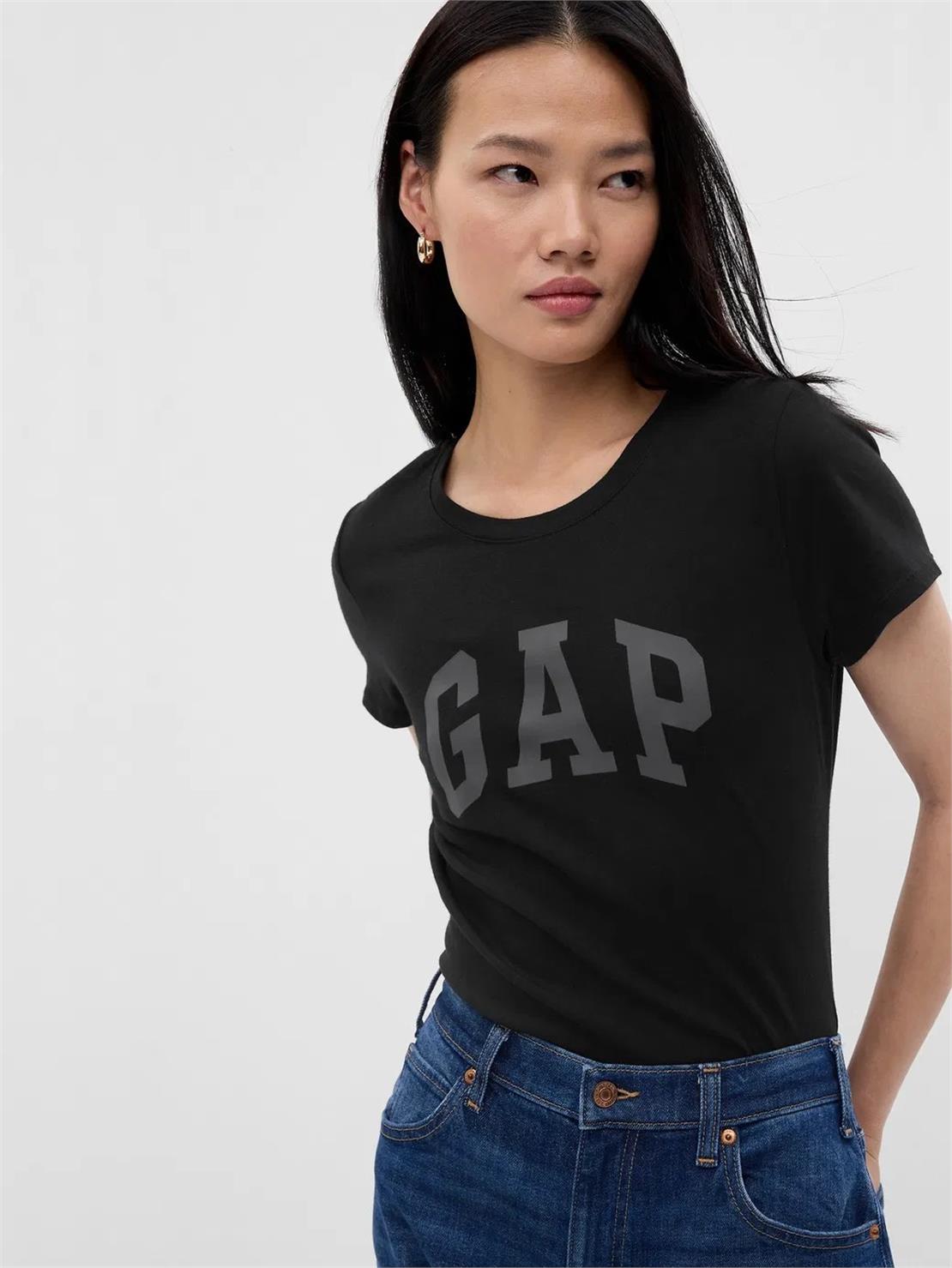 GAP V-SS LOGO CLASSIC TEE Tişört Modeli KADIN