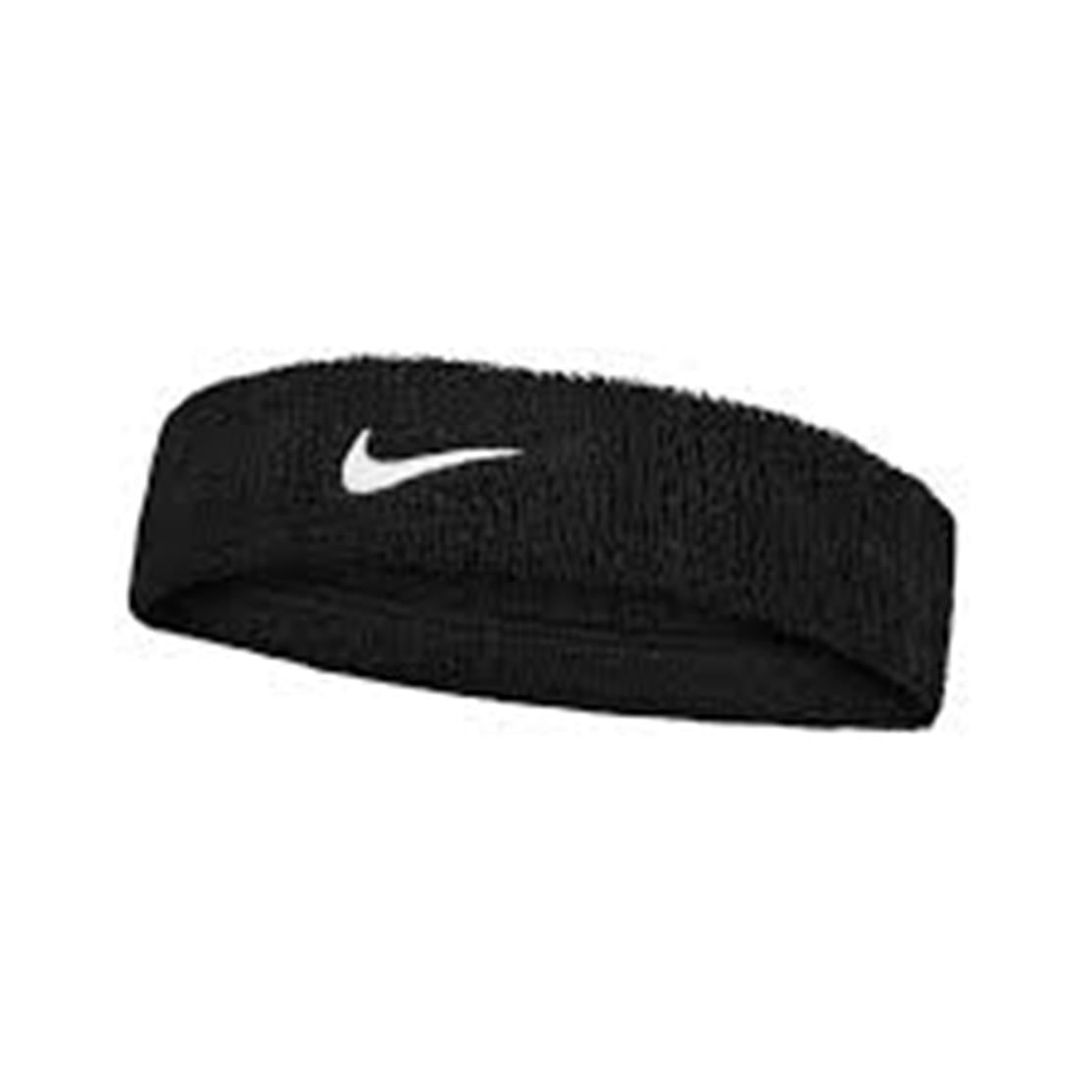 NİKE NIKE SWOOSH CLASSIC HEADBAND BLACK/WHITE OSFM Saç Bandı Modeli KADIN