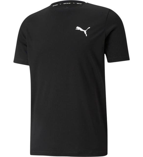 PUMA ACTIVE Small Logo Tee-Puma Black Tişört Modeli Tişört
