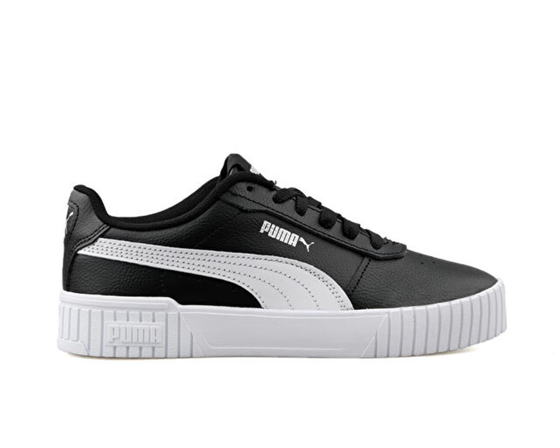 PUMA Carina 2.0-PUMA Black-PUMA White-PUMA Silver Günlük Spor Ayakkabısı Modeli KADIN