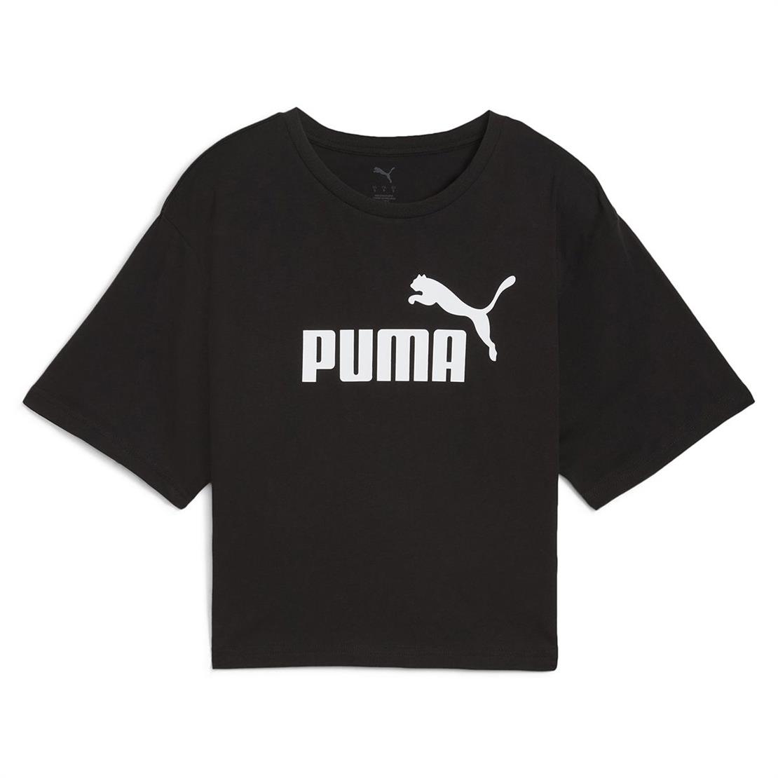 PUMA ESS Cropped No. 1 Logo Tee Tişört Modeli KADIN