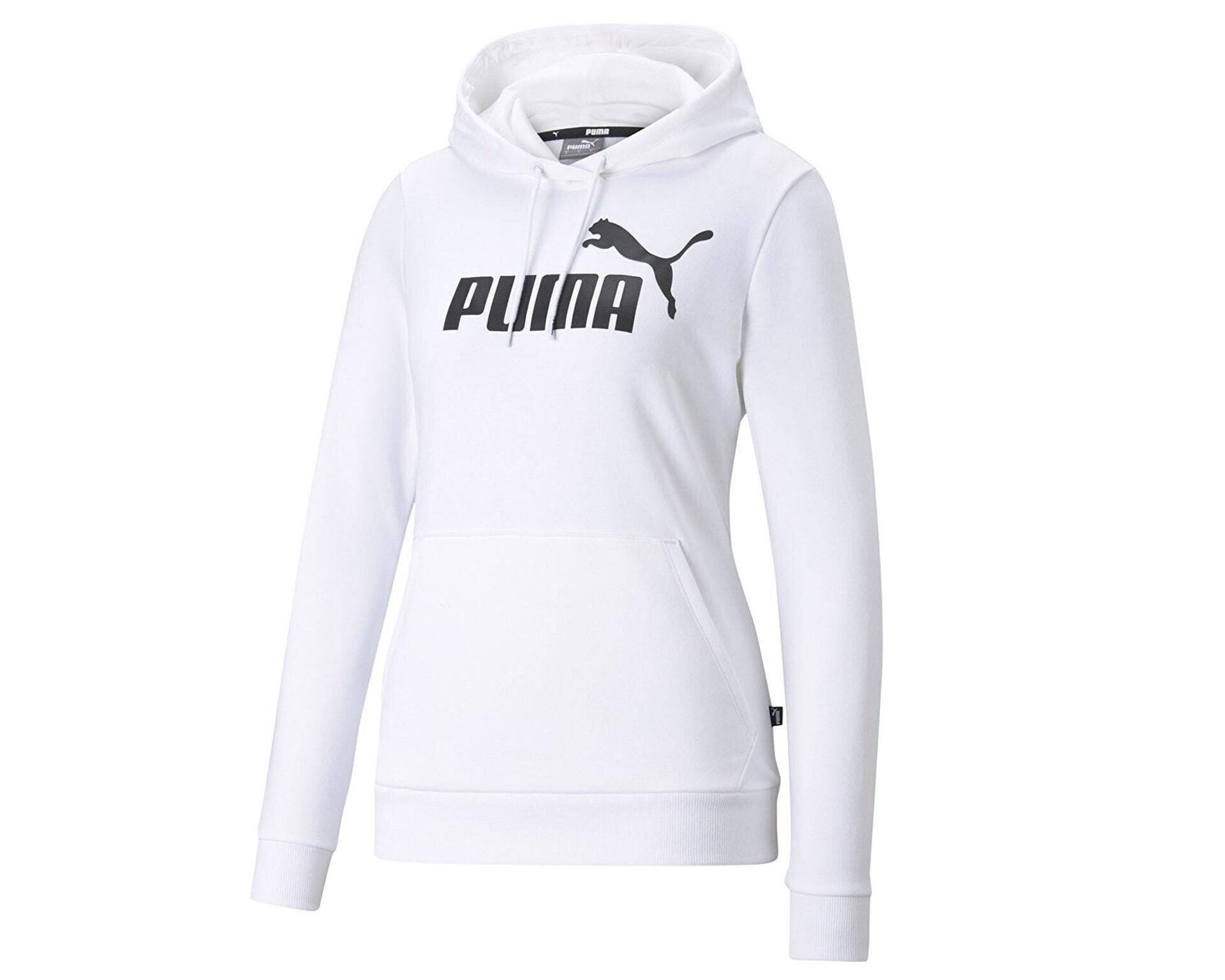 PUMA ESS Logo Hoodie TR Puma White Sweatshirt Modeli Sweatshirt