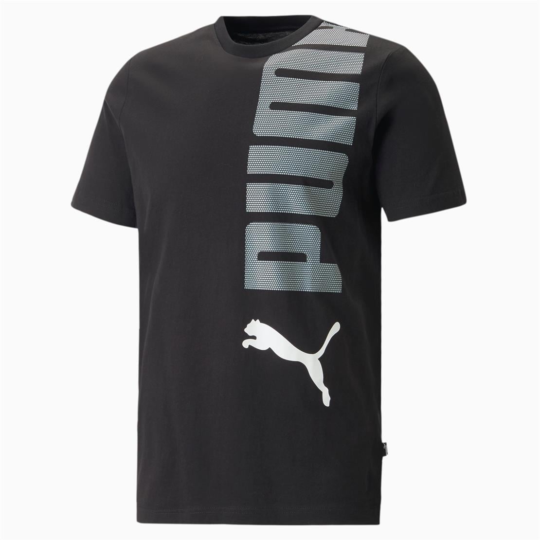 PUMA ESS+ LOGO LAB Tee PUMA Black