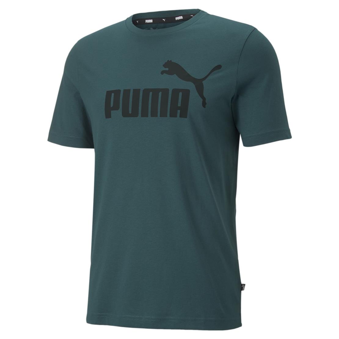 PUMA ESS Logo Tee (s) Varsity Green