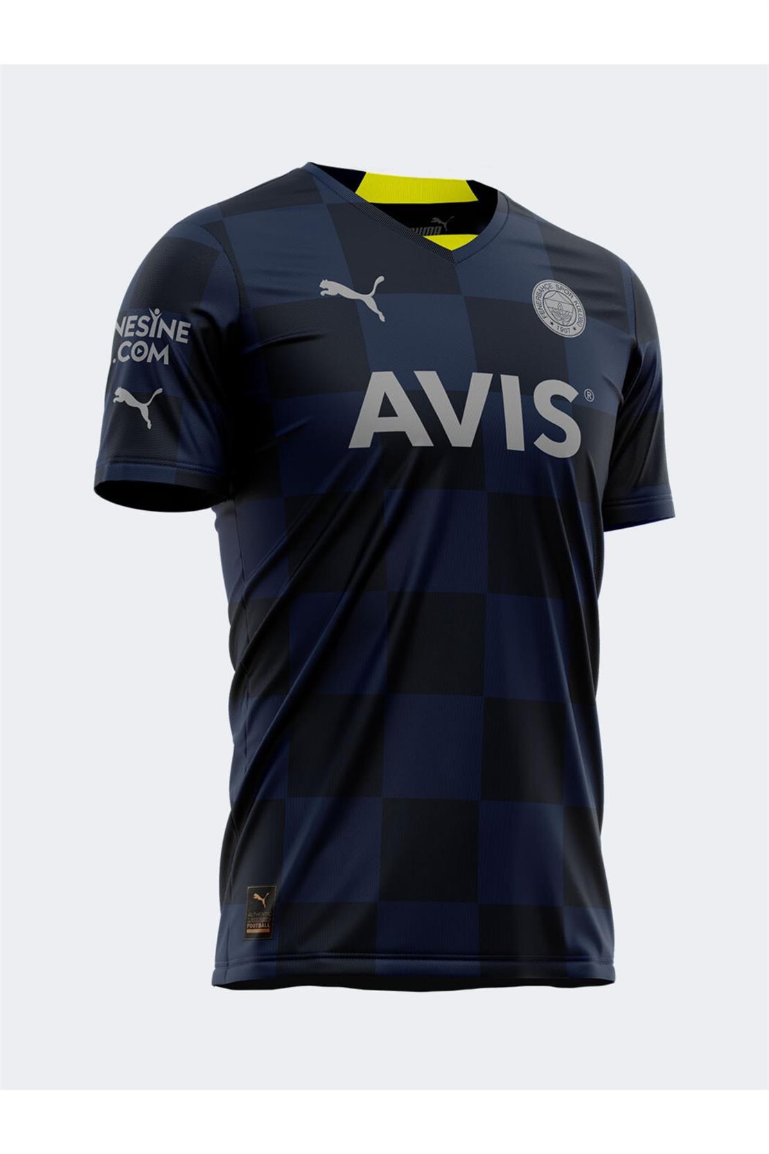 PUMA FSK 3rd Jersey Replica Medieval Blue-Sil