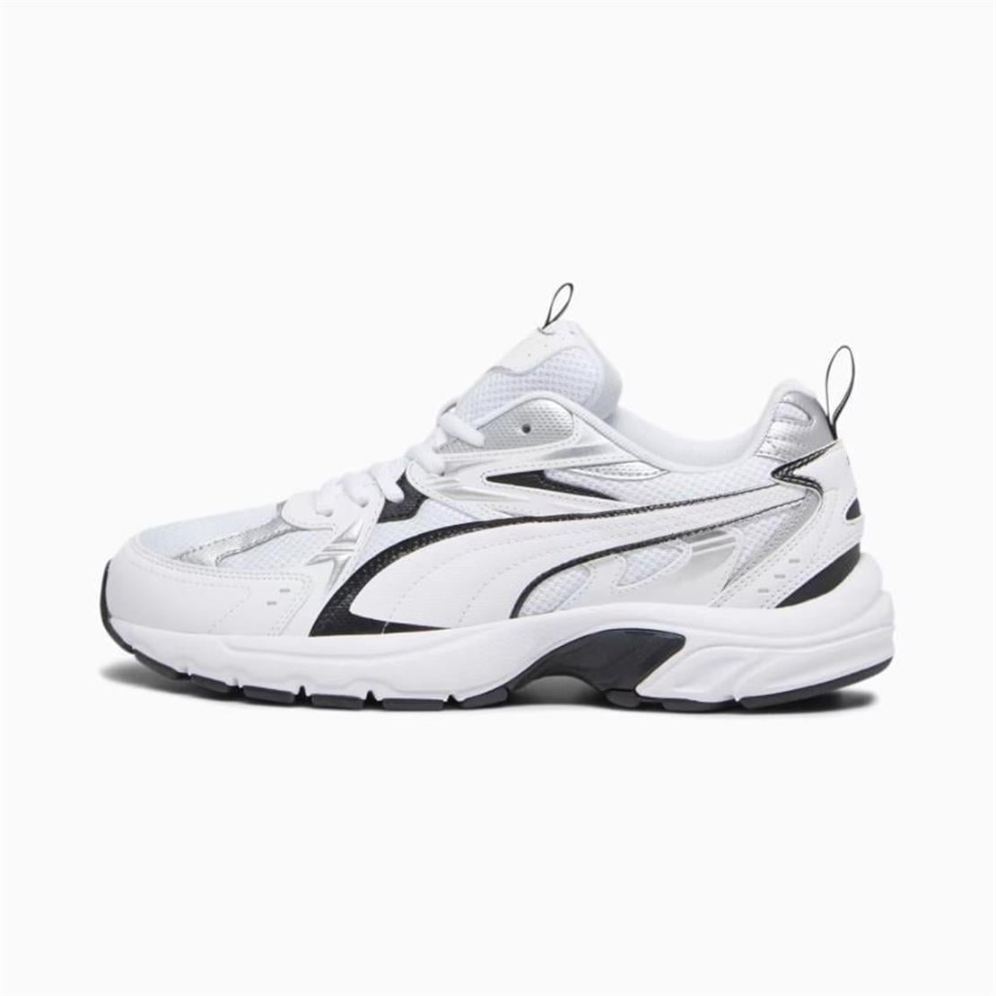 PUMA Milenio Tech-PUMA White-PUMA Black-Silver Günlük Spor Modeli Günlük Spor