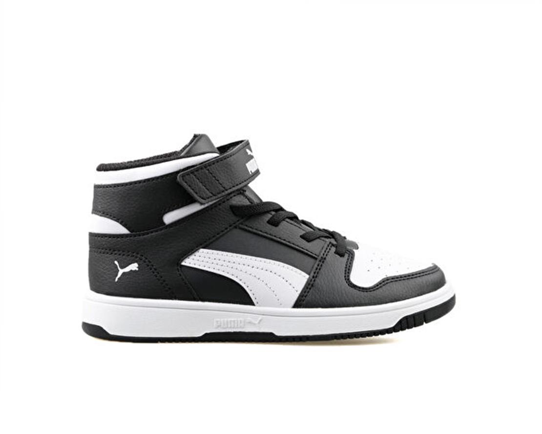 PUMA Puma Rebound Layup SL V PS-Puma Black-Puma White Günlük Spor Ayakkabısı Modeli ÇOCUK