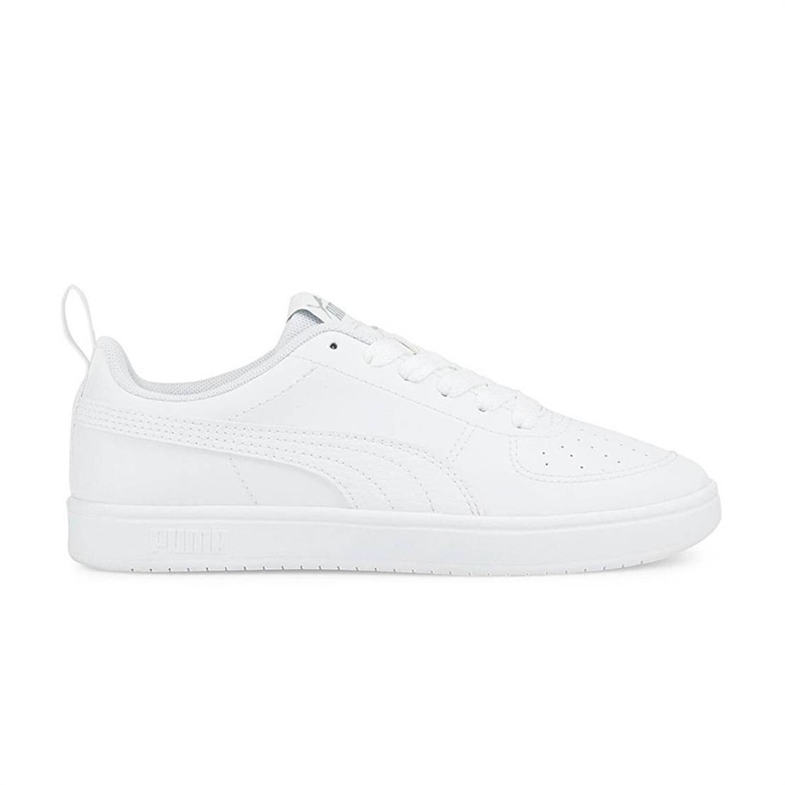 PUMA Puma Rickie Jr-Puma White-Glacier Gray Günlük Spor Modeli Günlük Spor