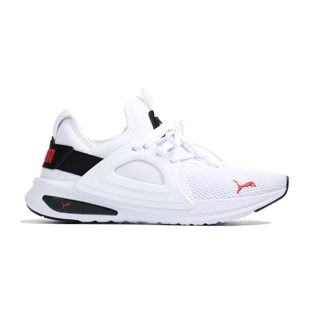 PUMA Softride Enzo Evo-PUMA White-PUMA Black-Red Koşu Modeli Koşu