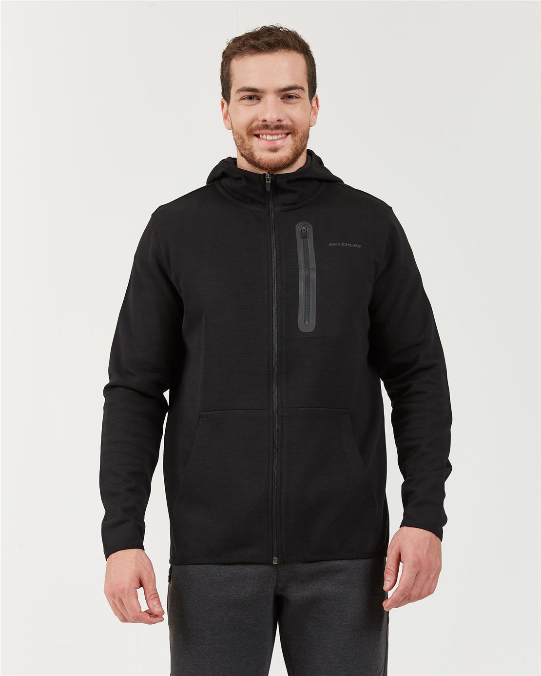 SKECHERS 2X I-Lock M Printed Zip Detailed FZ  Hoodie