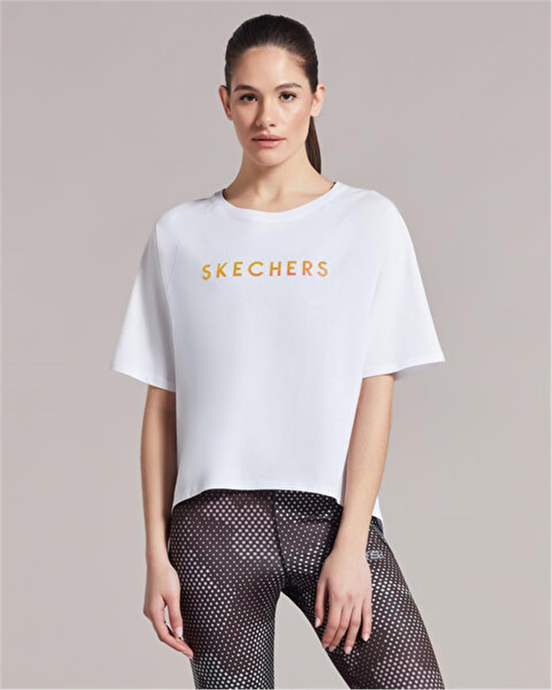 SKECHERS W Graphic Tee Crew Neck T-Shirt