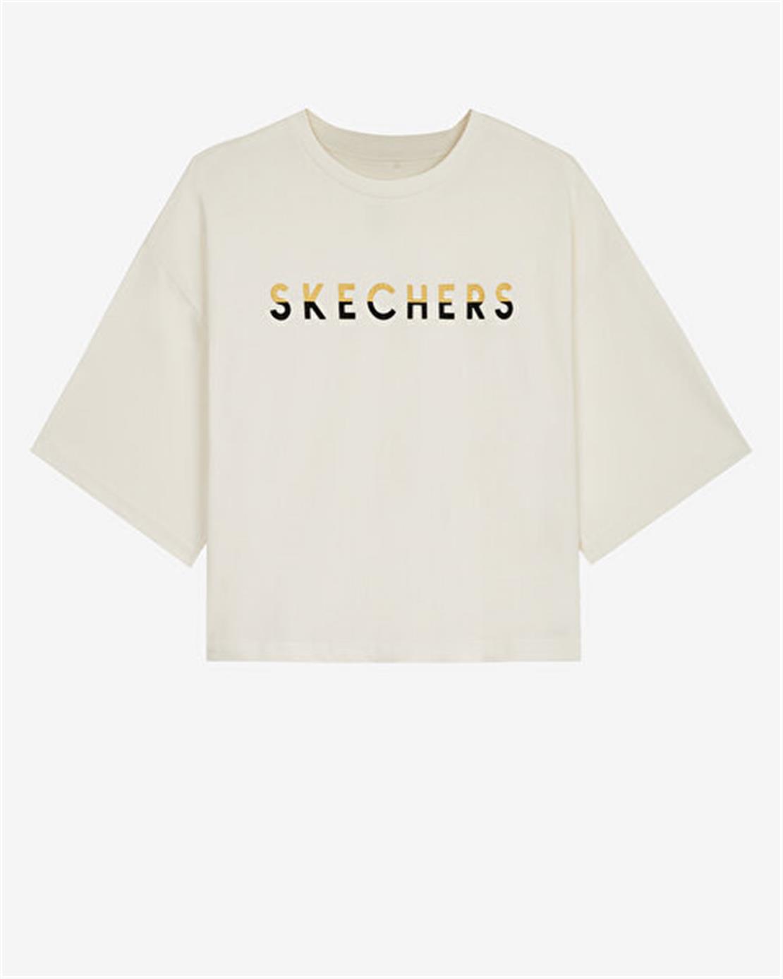 SKECHERS W Graphic Tee Crop T-Shirt