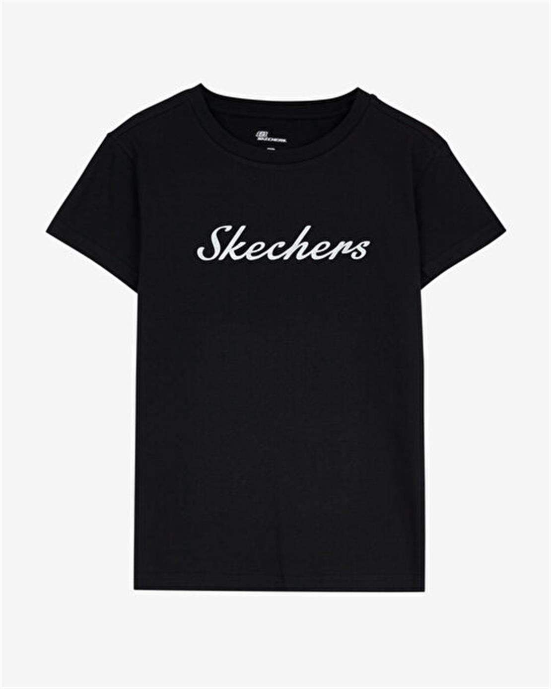 SKECHERS W Graphic Tee Shiny Logo T-Shirt