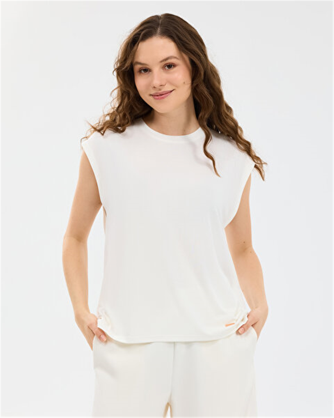 SKECHERS W Soft Touch Loose Fit T-Shirt Tişört Modeli KADIN