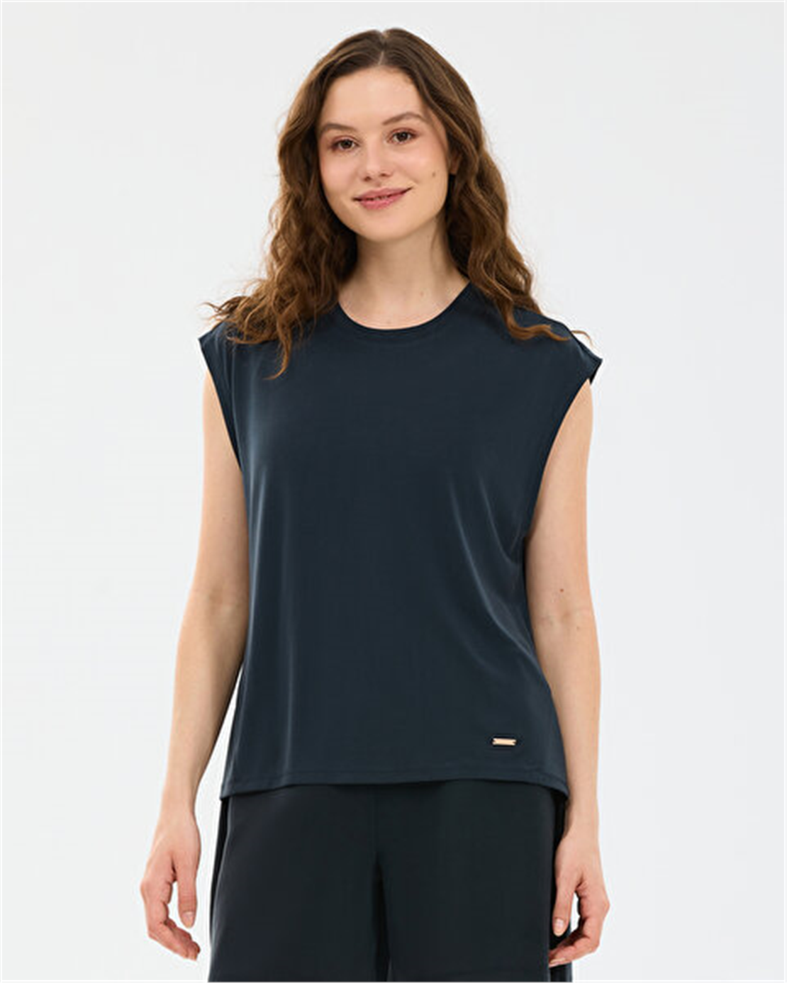 SKECHERS W Soft Touch Loose Fit T-Shirt Tişört Modeli KADIN