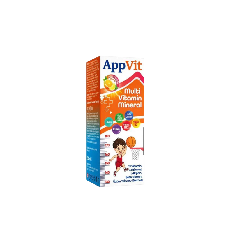 AppVit Multivitamin ve Mineral İçeren 150 ml Şurup - Yeni ürünler - Diğer
