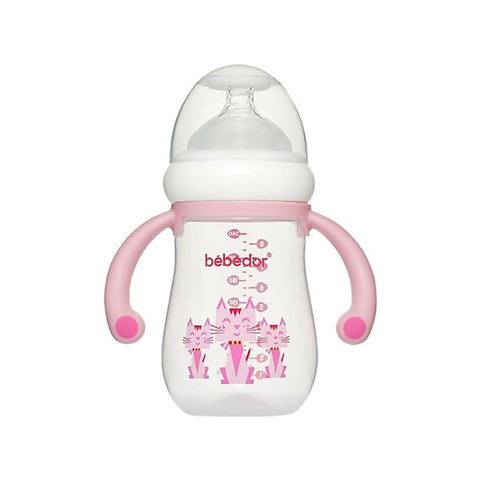 Bebedor Biberon Geniş Ağız 24O ml Kod 99322 - Biberon, Emzik ve Yardımcı Ürünler - Bebedor