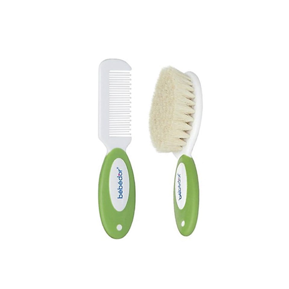 Bebedor Doğal Fırça Ve Tarak Seti - Temizlik-Banyo - Bebedor