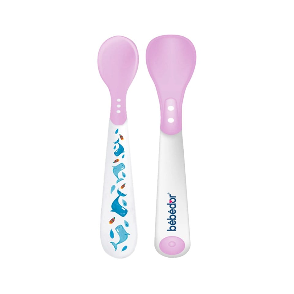 Bebedor Isıya Duyarlı Kaşık 2 li 555 - Beslenme Gereçleri - Bebedor