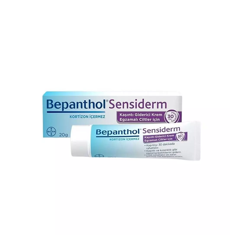 Bepanthol Sensiderm Kaşıntı Giderici Krem 20 Gr - Yüz Nemlendirme-Onarım - Bepanthol