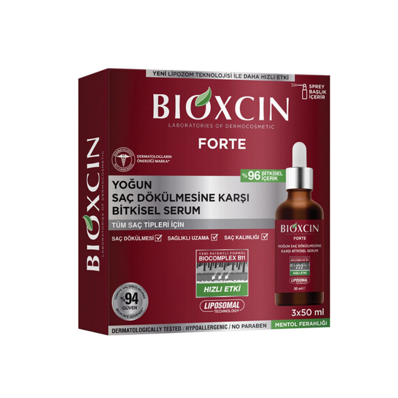 Bioxcin Forte Yoğun Saç Dökülmesine Karşı Serum 3 x 50 ml - Yeni ürünler - Diğer