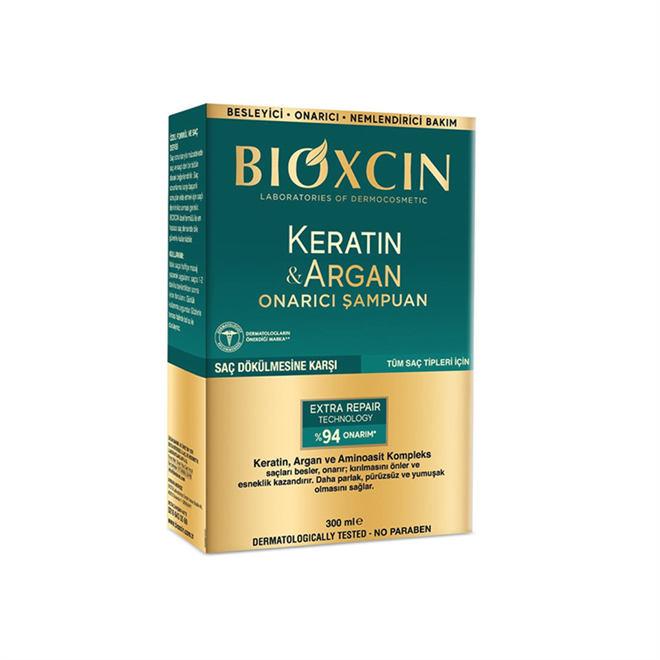 Bioxcin Keratin & Argan Onarıcı Şampuan 300 ml - Yeni ürünler - Diğer